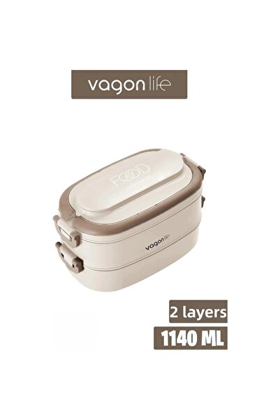 Vagonlife Vagon Life Lunch Box 1140 ml Bl10403-2S-Cream
