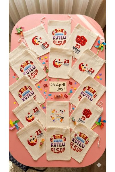 Ckdesign 23 April Children's Day Bag 10 Pieces Large Size