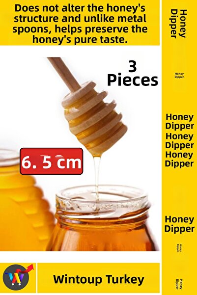 Wintoup # Honey Spoon Natural Wood, Does Not Alter Taste, Special Channel Des...