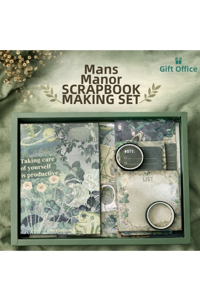 hediyeofisi مجموعة صنع سكراب بوك للمكتب - تصميم كلاسيكي، أكثر من 50 قطعة، مع ...