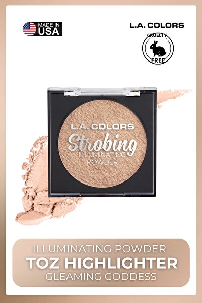 L.A Colors Illuminating Powder - Powder Highlighter That Adds Radiance and Vi...