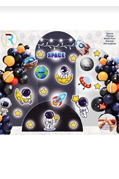 Bkmc زينة لوحة فاخرة ذات طابع فضائي - زينة لوحة فاخرة ثلاثية الأبعاد فضائية -...