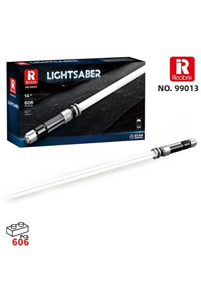 REOBRIX 99013 مجموعة مكعبات بناء إبداعية بيضاء من نوع سيف الضوء (ليت سايبر) -...