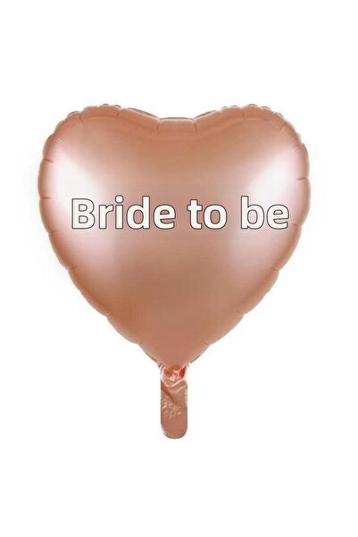 Generic Brand بالون فويل على شكل قلب مطبوع عليه Bride To Be مقاس 18 بوصة بالل...