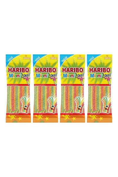 Haribo Ekşi Miami 120 Gr Party Size X 4 Pieces