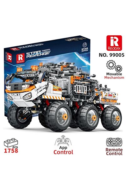 REOBRIX 99005 ستار ريفينج: مجموعة مكعبات بناء إبداعية مع جهاز تحكم عن بعد ومح...