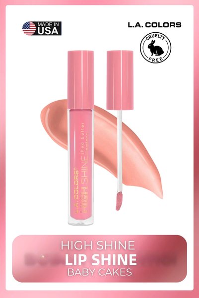 L.A Colors High Shine Lip Gloss - Long-Lasting Crystal Sparkle Lipgloss # Clg...