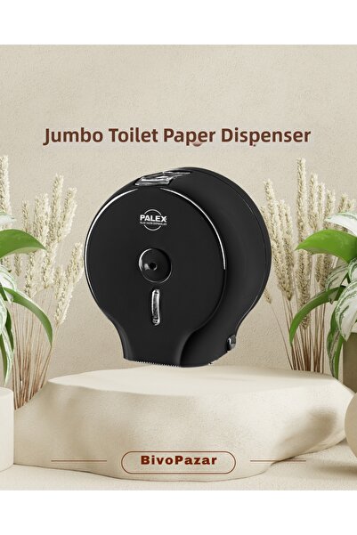 Palex Jumbo Toilet Paper Dispenser Black
