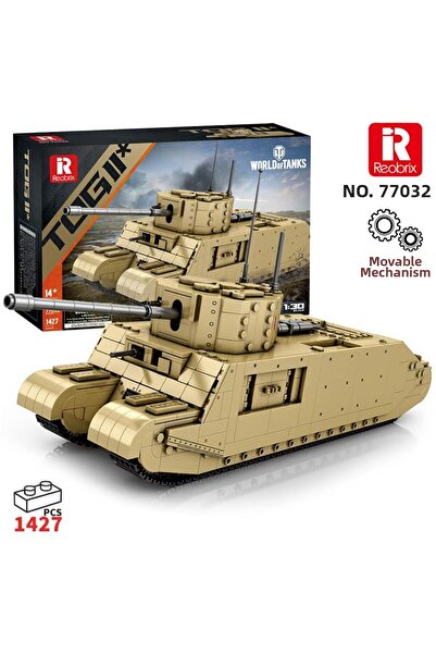 REOBRIX 77032 World of Tanks Togii British Heavy Tank Creative Building Block...