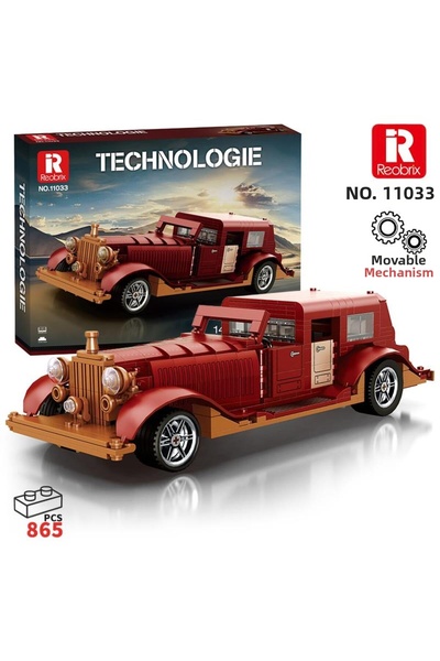 REOBRIX مجموعة مكعبات بناء سيارة رولز رويس فانتوم من تكنيك 11033 - 865 قطعة