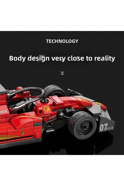 REOBRIX Technic 663 Ferrari Formula F1 Racing Car Creative Building Block Set Building Blocks - 245 P