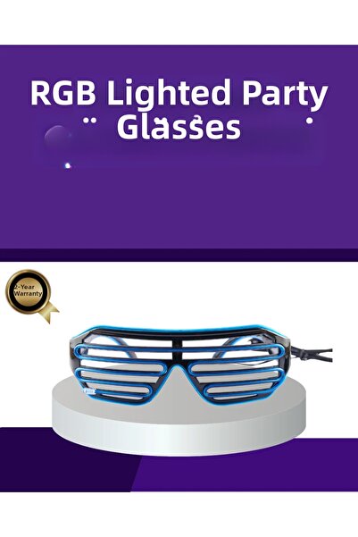 TeknoKapsül Led Light up Party Glasses Colorful Entertainment Accessory