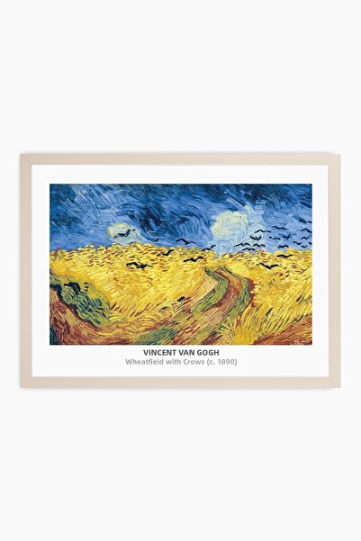 Raven Art Studio Vincent Van Gogh - Wheat Field with Crows, C. 1890 Painting ...