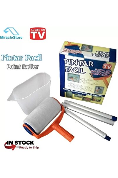 TeknoKapsül Pintar Facil Practical Drip-Free Paint Roller and Brush