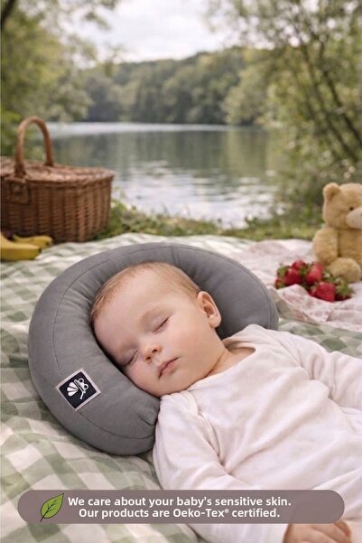 ubeybi وسادة دعم الرأس العالمية لعربة الأطفال - وسادة حماية الرقبة من القطن ا...