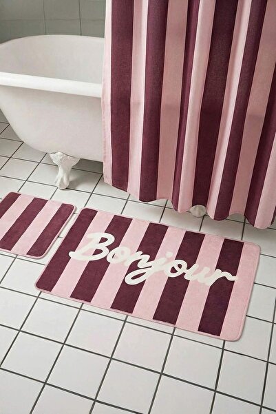 TRENDYOLMİLLA HOME 2-τεμάχια, Ριγέ-τεμάχια, Ψηφιακό τύπωμα-τεμάχια με αντιολι...