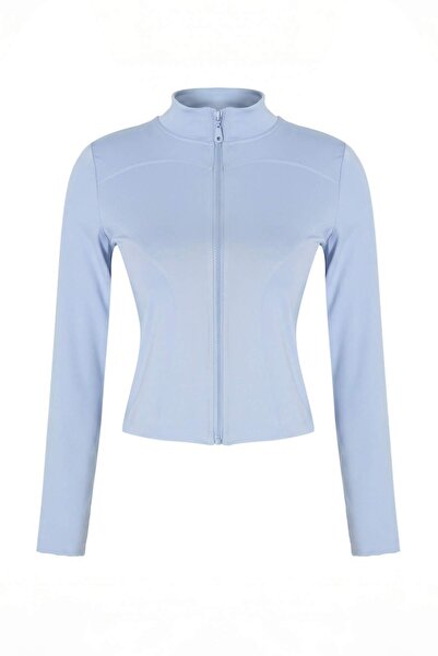 Trendyol Collection Jachetă sport albastru deschis Diver/ scuba din material ...