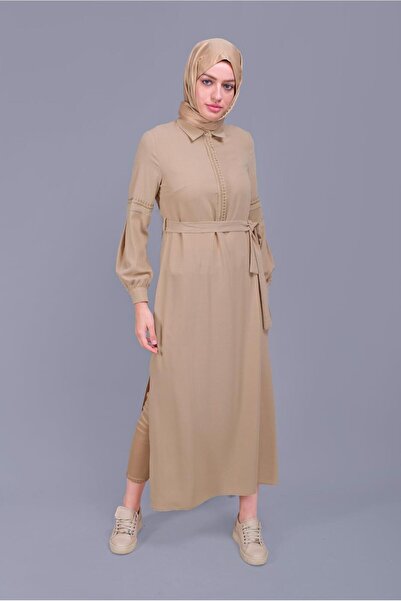 Alvina Belted Embroidered Tunic - Model 40739