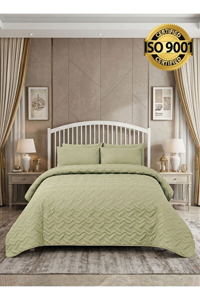 Master Home Textile طقم أغطية سرير من الألياف الدقيقة يناسب سريرًا بحجم كوين ...