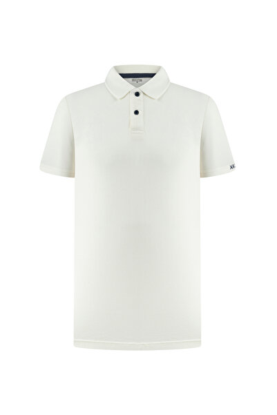 Mudo تي شيرت مطرز بياقة بولو