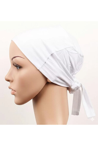 ENSAR GİYİM Doktor Hemşire Aşçı Cerrahi Bone Dikişsiz Hastane Bonesi - Bandan...