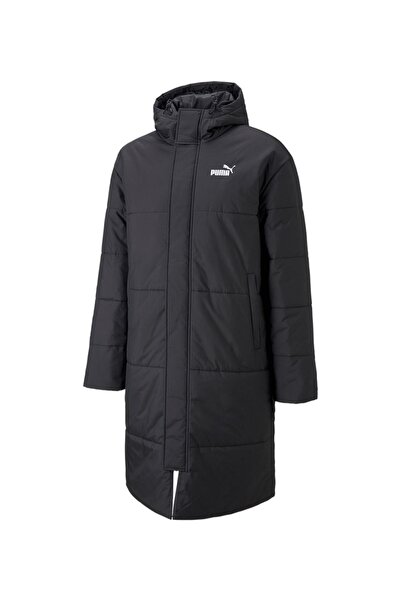 Puma Ess + Long Padded Coat Black Water Pellent
