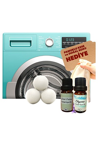 Topimania Yün Kurutma Topları 3 Adet Xxxl Doğal Yerli Üretim Çamaşır Yün Kuru...