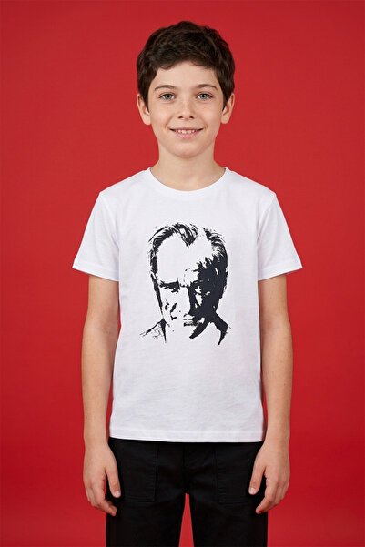 Fulla Moda تي شيرت للأطفال مطبوع عليه أتاتورك في 23 أبريل للجنسين