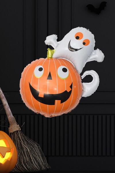PEKSHOP Halloween Cute Ghost Pumpkin Foil Balloon Halloween Balloon