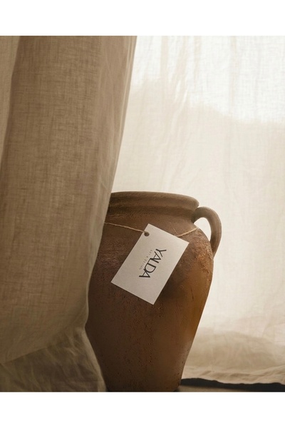 Yalda atelier Sovana Dokulu El Yapımı kuplu Vazo