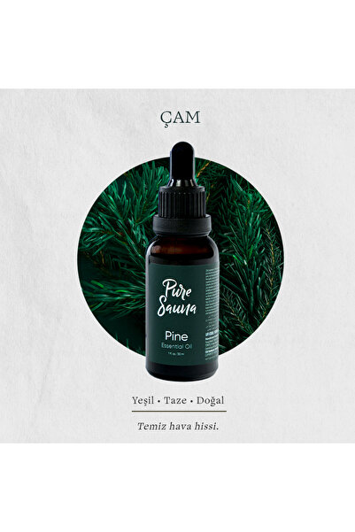 Pure Sauna Saf Çam Uçucu Yağı 30 ml - Pinus Sylvestris - Buhurdanlık ve Difüzör Kokusu