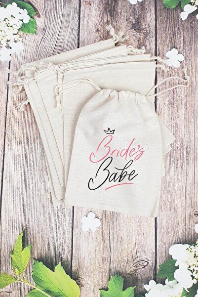PEKSHOP "Brides Babes" Gelin - Nedime Hediye Kesesi - 10 Adet