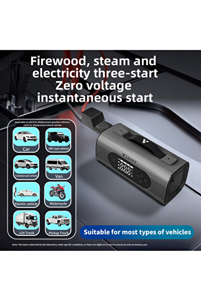 Levore LJS11 8-in-1 Multi-Function Car Jump Starter