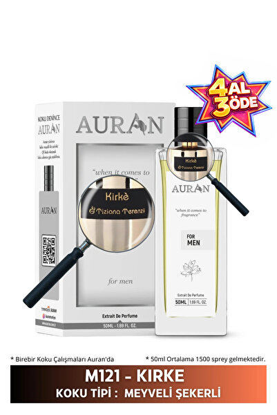 AURAN M121 - Kirke Erkek Parfüm Meyveli Şekerli 50ml