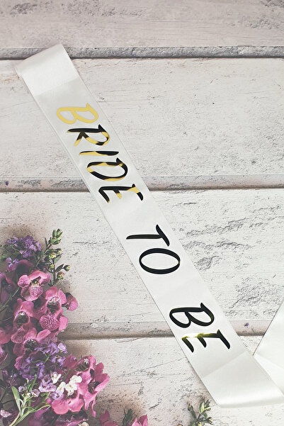 PEKSHOP وشاح العروس تو بي، وشاح العازبة المطبوع برقائق ذهبية