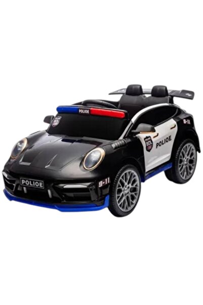 Toybox سيارة شرطة كهربائية للأطفال مزودة بجهاز تحكم عن بعد وأضواء وبطارية 12 ...