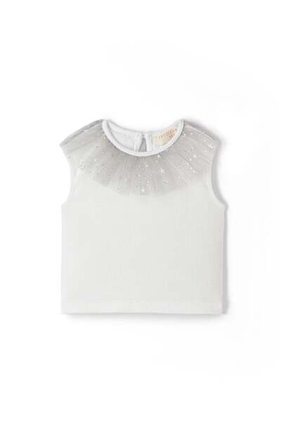 Petit Coral Silver Stardust Sleeveless Blouse