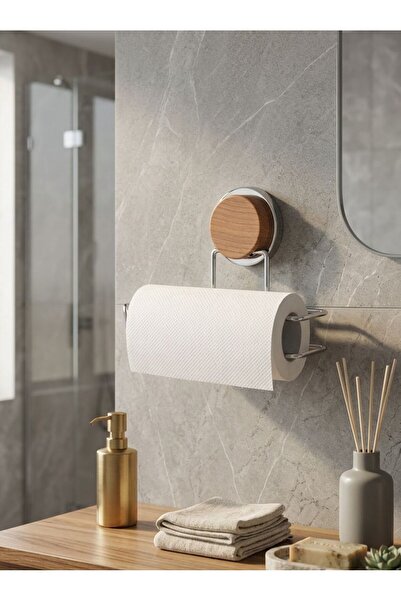 Okyanus Home Suport pentru prosoape de hârtie cromat cu model Magic Fix Magic