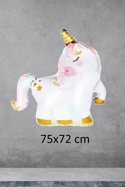 PEKSHOP Unicorn Gold Folyo Balon 75 cm