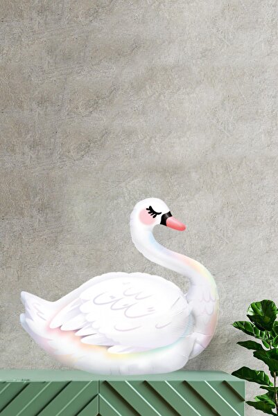 PEKSHOP بجعة على شكل كبير احباط بالون مفهوم البجعة