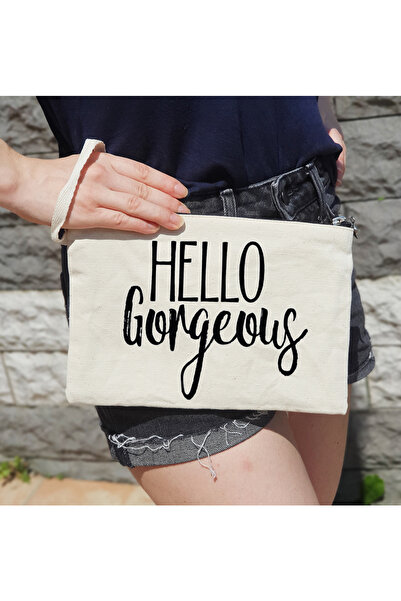 PEKSHOP Клатч - косметичка на підкладці з принтом "Hello Gorgeous"