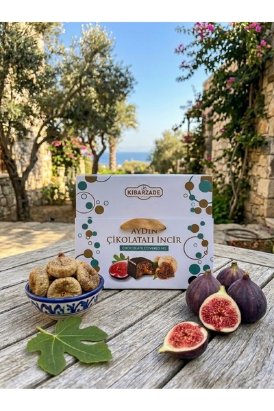 kibarzade kestane şekeri Çikolata Kaplamalı İncir Şekeri - 320 gr