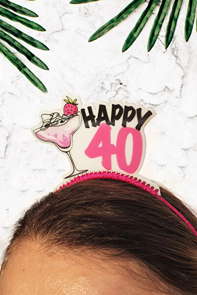 PEKSHOP Happy 40 Taç, 40 Yaş Doğum Günü Tacı