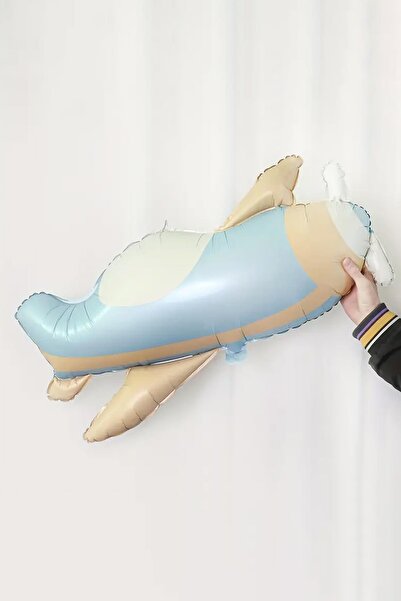 PEKSHOP Retro Bohemian Airplane Foil Balloon