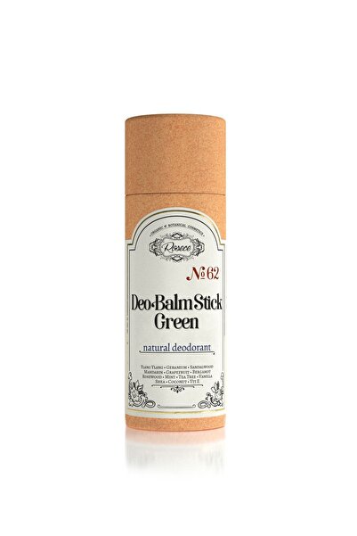 Rosece Deo Balm Stick Green | Doğal Koltuk Altı Deodorant Roll On Vegan | Uni...
