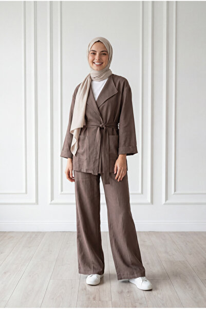 BENAHOLL Σετ παντελονιού 3 τεμαχίων με ραμμένη λαβή και διπλές τσέπες Simge -...