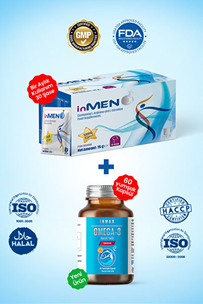 inMen İn Men 30 Saşe + Omega 3