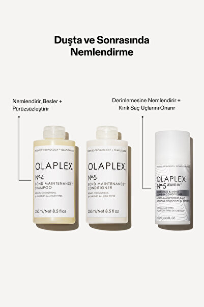 Olaplex No. 5 Leave-In Moisturize & Mend Conditioner - Anında Onarıcı, Durulanmayan Saç Bakım Kremi 100ml
