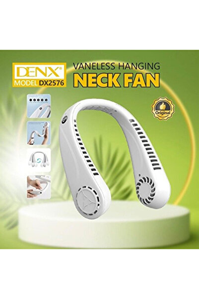 Denx مروحة رقبة بدون شفرات، مروحة صغيرة محمولة قابلة لإعادة الشحن عبر USB، 3 ...