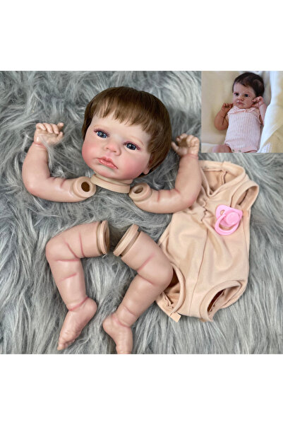 Choice طقم دمية مطلية مقاس 20 بوصة، دمية لولو ذات عيون زرقاء وشعر مزروع، ثلاث...